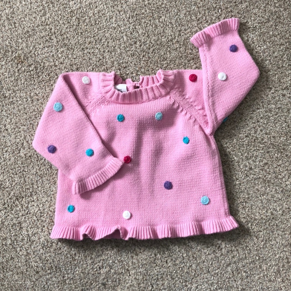 Baby Polka Dot Knit Top